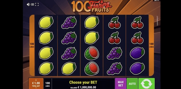 Play 100 Flaring Fruits online