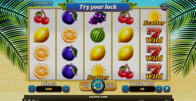 Play 100 Juicy Fruits online