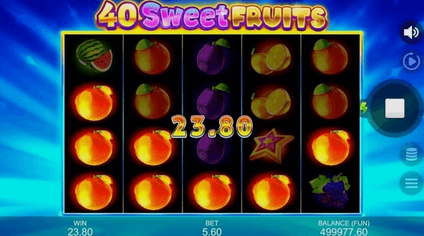 Play 40 Sweet Fruits online