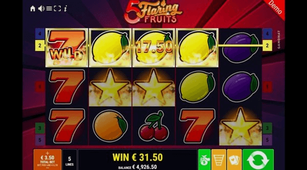 Play 5 Flaring Fruits online