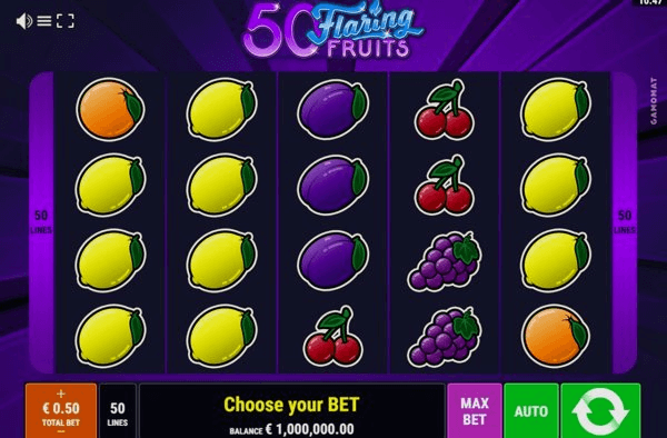 Play 50 Flaring Fruits online