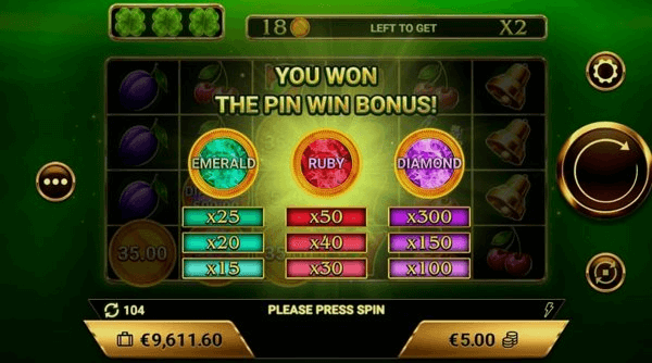 Play Amigo Lucky Fruits Pin Win online