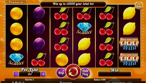 Play Fruits Collection 20 Lines online