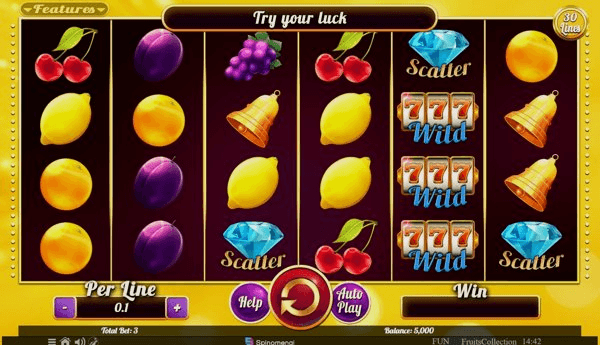 Play Fruits Collection 30 Lines online